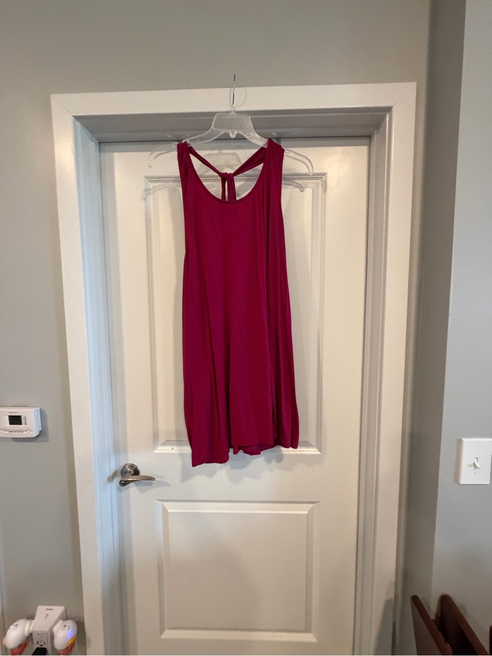 Market & Spruce Fuchsia Draped Back Tank Top Women’s 3X Stitch Fix